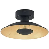 LINDBY Deckenlampe Narisara, Ø 20 cm, G9, schwarz-gold