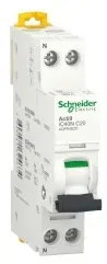 Schneider Electric A9P54620 Acti9 iC40N - Leitungsschutzschalter - 1P+N - 20A - C Kurve - 6kA/10kA