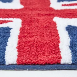 Homescapes Badematte Union Jack Blau/Weiß 45 x 75 cm
