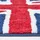 Homescapes Badematte Union Jack Blau/Weiß 45 x 75 cm