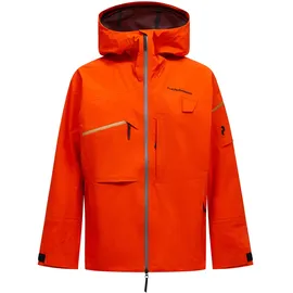 Peak Performance Herren Alpine GTX 3l Jacke (Größe M, orange)