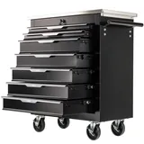 STIX Werkstattwagen Werkzeugwagen Rollwagen Werkzeugkiste Toolbox 7 Schubladen