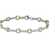 SilberDream Armband Silber 925 Sterling Silber, vergoldet (Gelbgold 333 ca. 19cm | Gr.: onesize