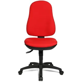 TOPSTAR Support SY Polypropylen ohne Armlehnen rot/schwarz