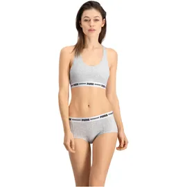 Puma Mini Boxershorts 2 St. Grau M