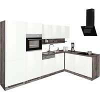 Kochstation Küche »KS-Virginia«, Stellbreite 290/180 cm, ohne E-Geräte, weiß