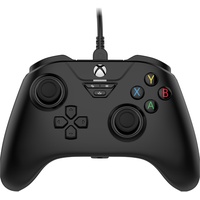Snakebyte GAMEPAD Base X schwarz - Offiziell lizenzierter, kabelgebundener Xbox Series X|S & PC Controller mit Hall-Effect-Sensoren & Audioanschluss