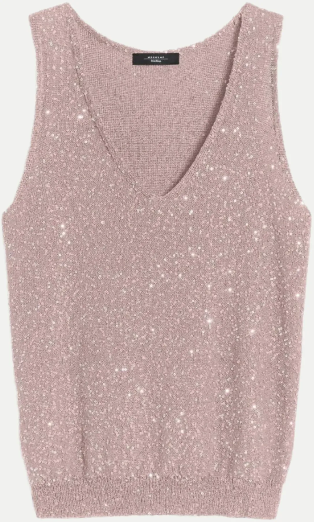 Ärmelloser Pullover Rosa L