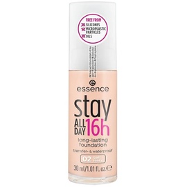 Essence stay ALL DAY 16h long-lasting Foundation 30 ml Nr. 02 Soft Ivory