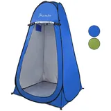 Montafox Wurfzelt Montafox Toilettenzelt Multifunktionszelt Universalzelt Pop Up Zelt blau