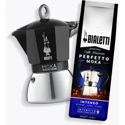 Bialetti Induktion 6 Tassen + Bialetti Kaffee