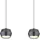 GLOBO Marthy 1-flg. 80,5 cm grau Metall