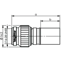 Telegärtner TNC-Kabelstecker Crimp 50 Ohm für RG-213/U