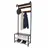 Relaxdays Garderobe Schuhbank 182 x 69 x 30 cm schwarz/braun