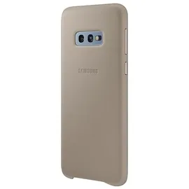 Samsung Leather Cover EF-VG970 für Galaxy S10e grau