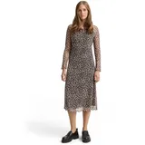 Tom Tailor Midikleid Braun Leo Print 42
