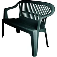 Dmora Gartenbank Eboli, Monoblock-Gartenbank, Außenbank, 100 % Made in