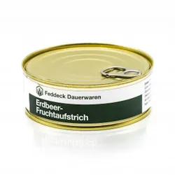 FEDDECK Erdbeermarmelade Dosenfruchtaufstrich (Gr 200g)