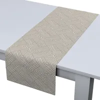 Dekoria Tischläufer, Beige, 40x130 cm, Oeko-Tex®, Wohntextilien, Tischwäsche, Tischläufer