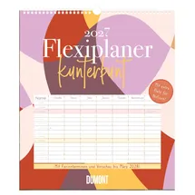 DuMont Buchverlag Flexiplaner kunterbunt 2027 Weiß