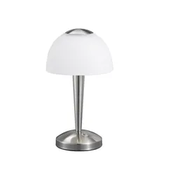 Charmante 4,5W LED Tischleuchte Hobbyzimmer Touch Nickel matt TRIO 529990107