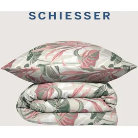 SCHIESSER Camilla Floral Rosa 135 x 200 cm + 80 x 80 cm