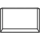 vidaXL Konsolentisch Transparent 120x35x75 cm Hartglas