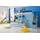 aea Hochbett New 126 x 220 x 282 cm Holz blau