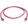 Telegärtner 100008681 RJ45 Patchkabel CAT 6a S/FTP 3.5 m Rot Flammwidrig, mit Knickschutztülle 1 St.
