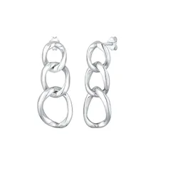 Elli Ohrhänger Basic Blogger Chain Look 925 Silber silberfarben Damen 