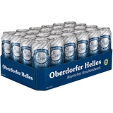 Oberdorfer Helles Bier 24x0,50 Liter Dosen EINWEG. Echt bayerisches Brauhandwerk. 12 Liter Gesamt