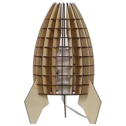 Kayoom Tischlampe Janeen Holz