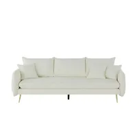 Sofa.de Big Sofa Edesia ¦ weiß ¦ Maße (cm): B: 240 H: 80 T: 100