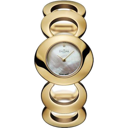 Davosa Ladies Vintage 60s 168.571.15 - perlmutt weiß,gold - 26mm
