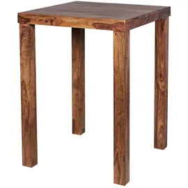 FineBuy Bartisch 80 x 80 x 110 cm Braun