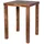 FineBuy Bartisch 80 x 80 x 110 cm Braun
