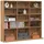 vidaXL CD-Regal 100 x 23 x 89,5 cm Braun