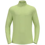 Odlo Midlayer 1/2 Zip Fleecepullover Shadow Lime / Lime Cream M