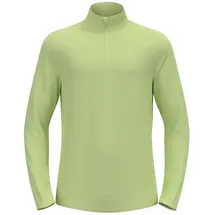 Odlo Midlayer 1/2 Zip Fleecepullover Shadow Lime / Lime Cream M