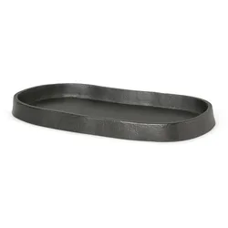 Ferm Living - Yama Ablage oval, schwarz