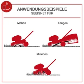 SCHEPPACH Benzin Rasenmäher MS225-53E VS 6PS Vario-Antrieb Hybrid-Start