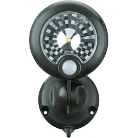 mrbeams Außenstrahler LED 200 lm mit Bewegungsmelder 2er Set braun
