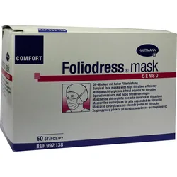 Foliodress mask Comfort senso OP-Maske grün 50 St