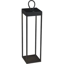 Konstsmide Laterne Aluminium 50 cm x 15 cm x 15 cm inkl. Akku schwarz