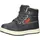 KICKERS Stiefelette rot/schwarz 34