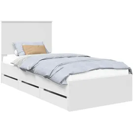 vidaXL 90 x 200 cm Weiß