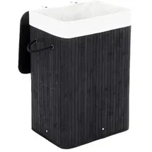 Songmics Wäschekorb 72 L schwarz