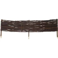 Noor Weidensteckzaun Beeteinfassung 120 x 25 cm