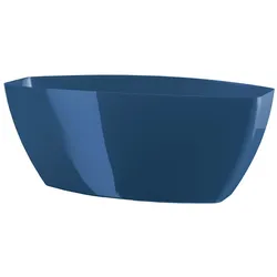 eraplast Pflanzgefäß aus glänzendem Kunststoff Sunrise cm 36 - Denim blau