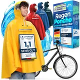 Nextcover Regenponcho NEXTCOVER® NEU Regenponcho Fahrrad für Damen & Herren gelb L
